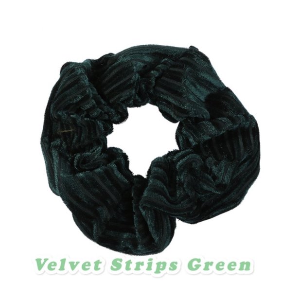 Set of 8 Velvet Tiedye Leopard Scrunchie - Picture 9 of 9